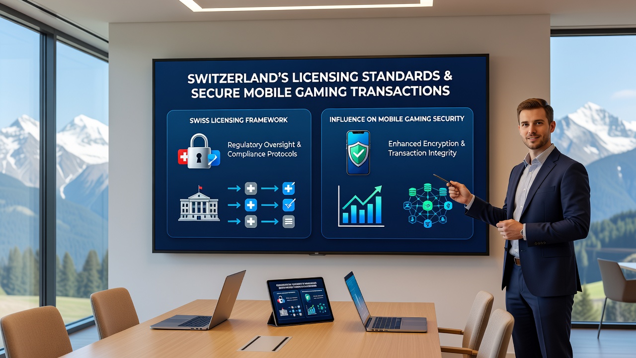 Mobile transaction security measures under Swiss gaming licenses